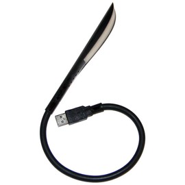 i2 Gear USB Reading Lamp with 14 LEDs Dimmable Touch Switch and Flexible Gooseneck for Notebook Laptop, Desktop, PC and MAC Computer + On/Off Setting (14 LED, Black)