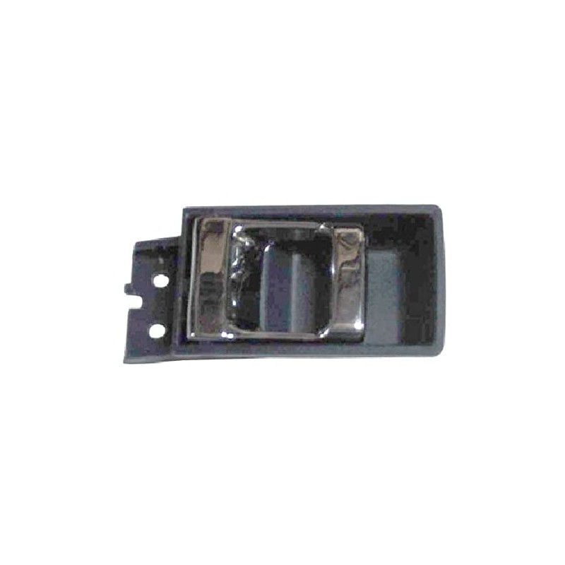 TRQ Blue & Chrome Inside Door Handle Pair Set for