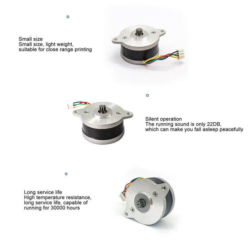 Extruder Stepper Motor Nema14 2 Phase 36mm Pancake Motor with