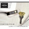 Porter Men's Key Accessories, Film Key Chain, Black