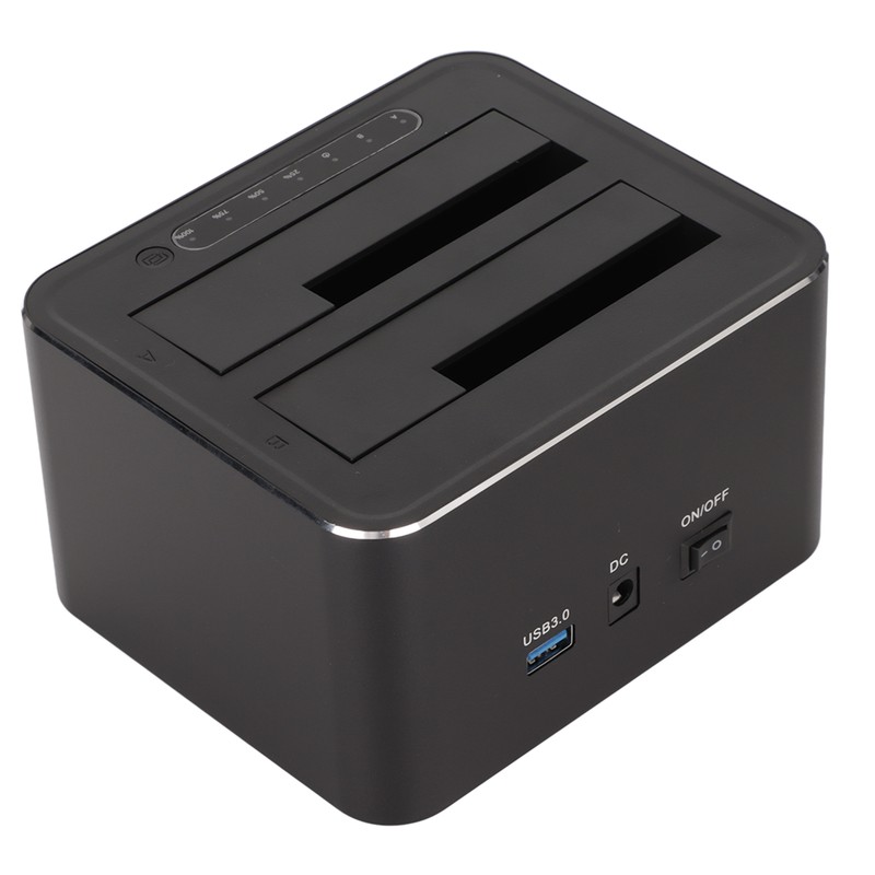 Hard Drive Docking Station USB3.0 Aluminium Alloy 7+15Pin SATA 5Gbps