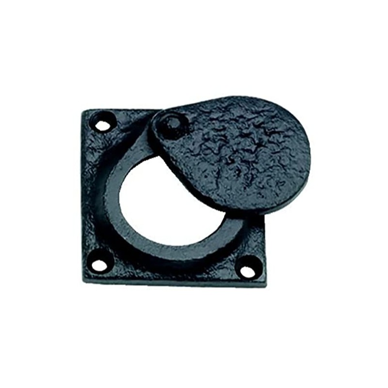 Cylinder Cover 55x64mm in Black Antique FF09