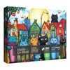 Funny Cat Puzzles for Adults 1000 Pieces, Cute Colorful Kitten