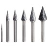 KS Tools 515.3271 Hard metal tip cone milling burr form