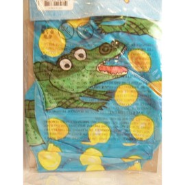 Sunshine 9" Water Wings Alligator Pool Swim Floaties Arm Floats Blue Green Yellow Fun