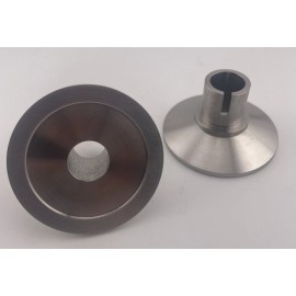 Crown Kirk Industrial .670" Arbor Flange Washer for Bench Grinder – 2.5" OD Stainless Steel Keyed