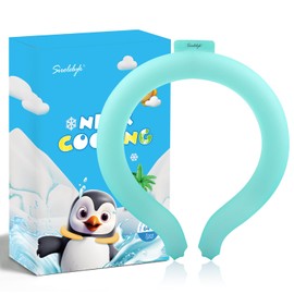 SIROLELYK SIROLELYK Kids Neck Cooling Tube with Insulated Bag, Ice Neck Cooler Ring for Kids Wearable Body Cooling Products for Outdoor Indoor, Neck Coolers for Summer Hot Weather(Green)