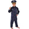 WiMi Police Children's Costume 110-116 Blue for Carnival Policeman
