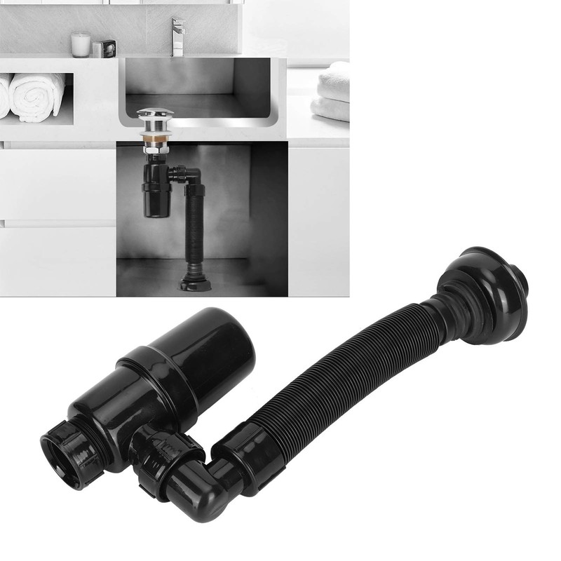 Drain Pipe Basin Sink P Trap Pipe Anti Blocking Deodorant