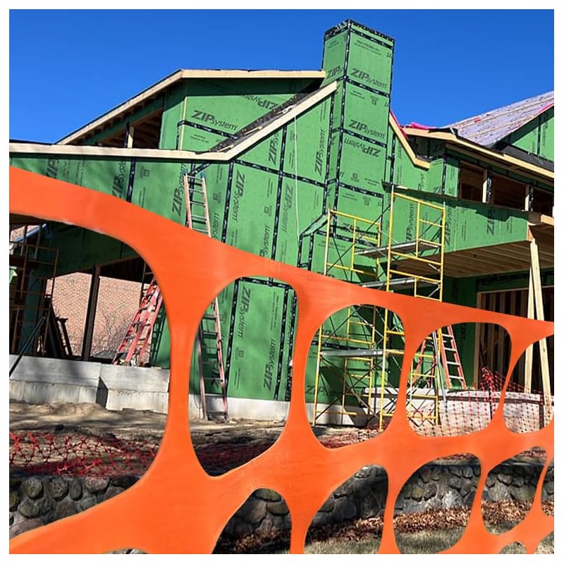 Electriduct Plastic Construction Fencing 250 Feet Orange Netting Barrier Safety