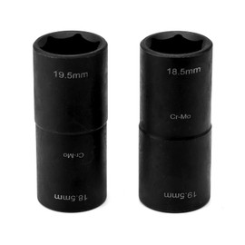 HENGBIRD Schlagschrauber Nüsse 18,5-19,5mm Steckschlüsselsatz Reifenwechsel Werkzeug für Anbringen oder Entfernen von Radmuttern, Passend für Ford Land Rover 1/2 Zoll Doppelkopf Radmutternschlüssel