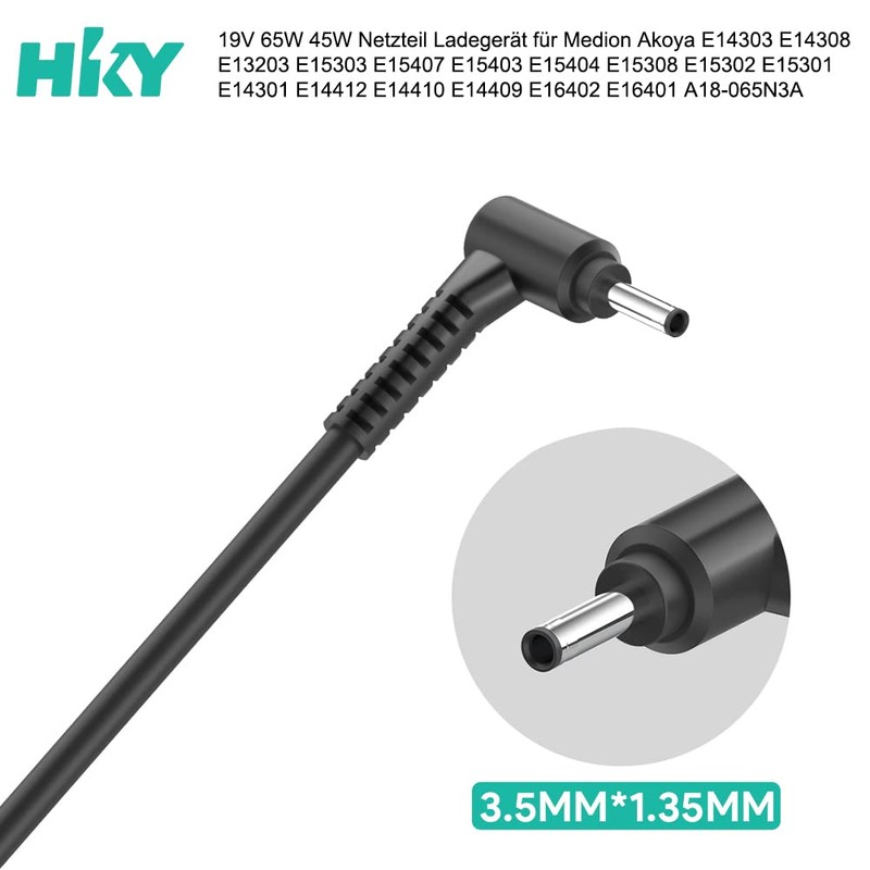 65W Medion Laptop A18-065N3A Power Supply for Medion Akoya E16402