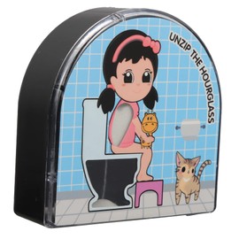 Ipetboom Sand Timer for Cartoon Design Toilet Sand Clock Bathroom Decor for Christmas Father Day Birthdays for Classroom Restroom Use