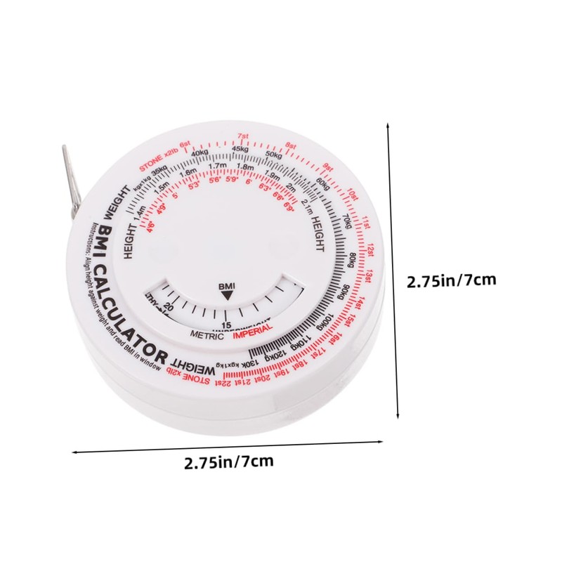 Mikinona Bmi Measuring Tape Flexible Body Measurement Tool for Accurate
