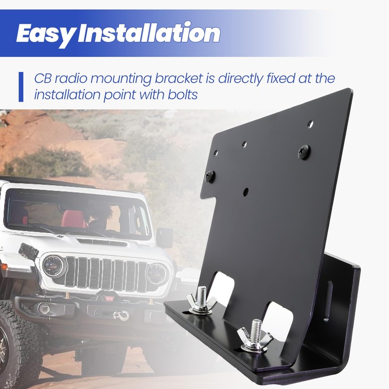 CB Radios Quick Disconnect Bracket Fit for Jeep Wrangler JL