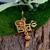 Rudra Empire Spiritual Shiva Pendant with Rudrakha and Trishul Locket