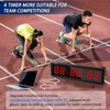 SMAHEAT Fitness Timer with Stopwatch Button, Suitable for School/exam/Home Exercise/Gym/Gym