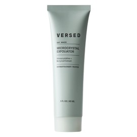 Versed Day Maker Microcrystal Exfoliating Cleanser - Creamy Facial Wash Helps Remove Biodegradable Microbeads Alternative Vegan (3 floz) / 버세드 데이 메이커 마이크로크리스탈 각질 제거 클렌저 - 크리미 페이셜 워시로 제거에 도움 생분해성 마이크로비즈 대체품 비건 (3 floz)