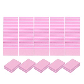 sourcing map 20pcs Mini Nail Buffers, 100/180 Grit Nail Sanding Blocks, Bulk Nail Buffing Polishing Blocks Professional Nail Polisher Set for Acrylic and Natural Nails, Pink