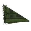 Scarf Head Wrap Breathable Kerchief Comfortable Shawl Green with Tassels