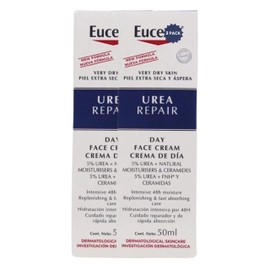 EUCERlN Replenishing Skin Relief Face Cream urea repair very dry skin 50ml X 2 PACK