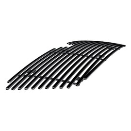 APS Compatible with Lincoln Navigator 2003-2006 Main Upper Stainless Steel Black 8x6 Horizontal Billet Front Grill Grille Insert L66544J