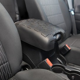 Boomerang Tire Tread Armpad for Jeep Wrangler JK (2011-2017) - Center Console Armrest Cover