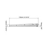 QWORK Taper Gauge Gap Gage Welding Wedge Feeler Gauge Gap