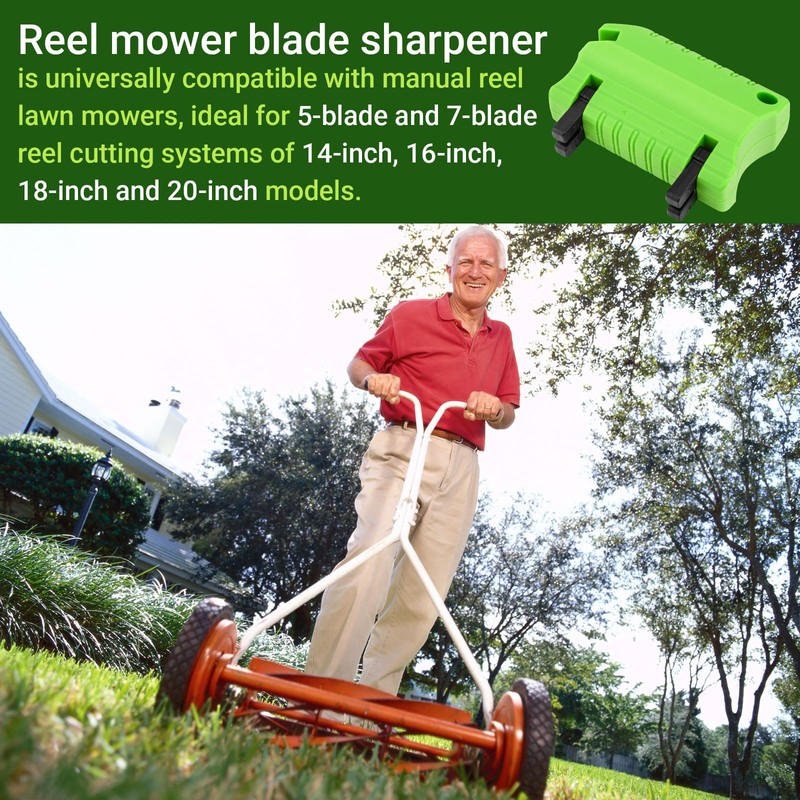 SK-2 Reel Mower Blade Sharpener, Lawn Mower Hand Sharpener