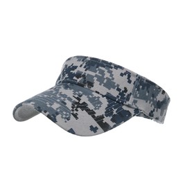 One Limitation CP358 Camouflage Pattern, Visor, Cap, Hat, Running, Outdoor, Men's, Women's,, gray