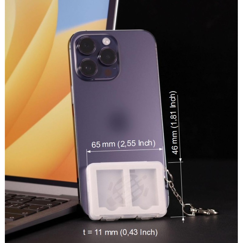 Flashwoife, 4 x SD SDHC Storage Memory Card Case Box
