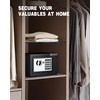 ADIMO Small Safe, 0.23Cubic Safe for College Dorm Room for