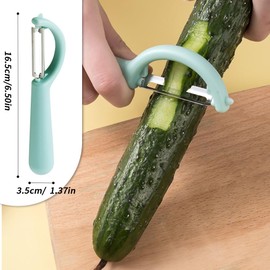 JOAOXOK Potatoes Peeler,2pcs Vegetable Peeler for Kitchen Soft Grip Handle and Ultra Sharp Stainless Steel Blades,for Veggie, Apple, Fruit, Potato, Carrot, Peelers for Kitchen (2)