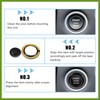 HOPESPANNER Engine Start Stop Button Cover Kit One Click Push