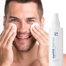 BRIOTECH Eyelid Cleanser, Hypochlorous Acid Spray, Lid & Eyelash Cleanser, Minimize Bump Appearance, Support Against Irritation, Soothe Sensitivities, Calm Redness, Hypoallergenic & Vegan, 2 fl oz