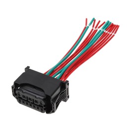 Micro Traders 12 Pin Car Headlight Halogen Lamp Connector Wiring Harness for E60 G30 E63 F20 F30 E87 E90 E92 6925638 61132359991 15cm Length Automotive Parts