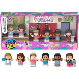 Little People Collector Saved by The Bell Special Edition Set, 6 Figures for Adults & Fans in a Display Package