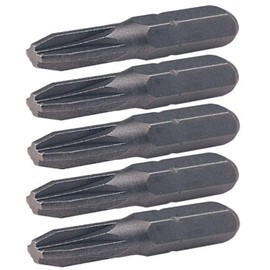 KS Tools 911.2223 1/4-Inch CLASSIC Bit Pozidriv, 5 Pieces, Pz2