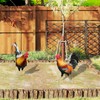 Metal Chicken - Chicken Metal Garden Art,Spring Outdoor Decorations, Set