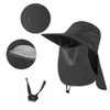 Mens Sun Hat with Neck Flap UPF 50+ Mesh Sun