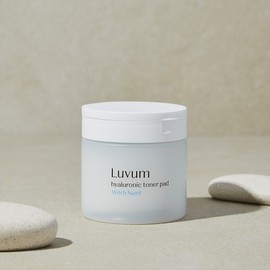 러븀 위치하젤 히알루론산 토너 패드 130ml, 60매입, 1개 Rubum Witch Hazel Hyaluronic Acid Toner Pads 130ml, 60 sheets, 1 pack