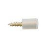 WDONAY 20PCS Shelf Pegs Self Tapping Cabinet Screws Self Drilling