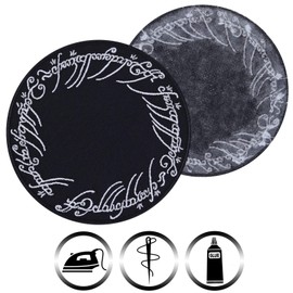 Lord of Rings Sew on Patch - Movie Iron on Patches for Movie Lovers, Gamers, Bikers, Rockers, Pets - Wildly Popular Appliqué for Jackets, Jeans, Shirts, Backpacks, Hats - 90X90 mm
