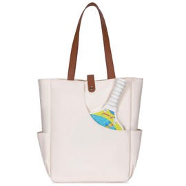 JIOWRT Pickleball Bags for Women and Men, Pickle Ball Bag Gifts for Women Sling Backpack, Pickleball Paddles Tote Handbag