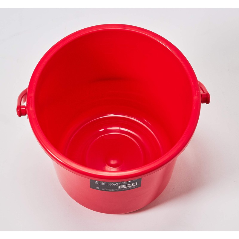 TRUSCO(トラスコ) PPカラーバケツ 10L 赤 TPPB-10-R