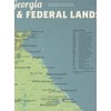 Georgia State Parks & Federal Lands Map 18x24 Poster (Natural
