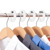 10-Pack Closet Dividers for Hanging Clothes, Durable Plastic Wardrobe Organizers