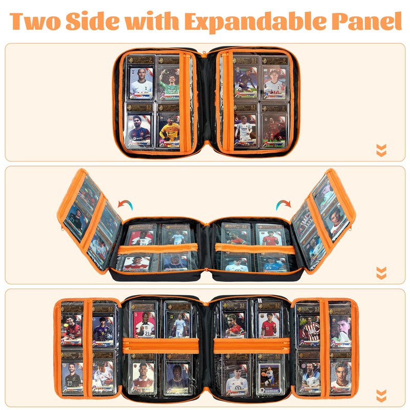 Premium PSA Graded Card Storage Case (14 Pockets) | Professional