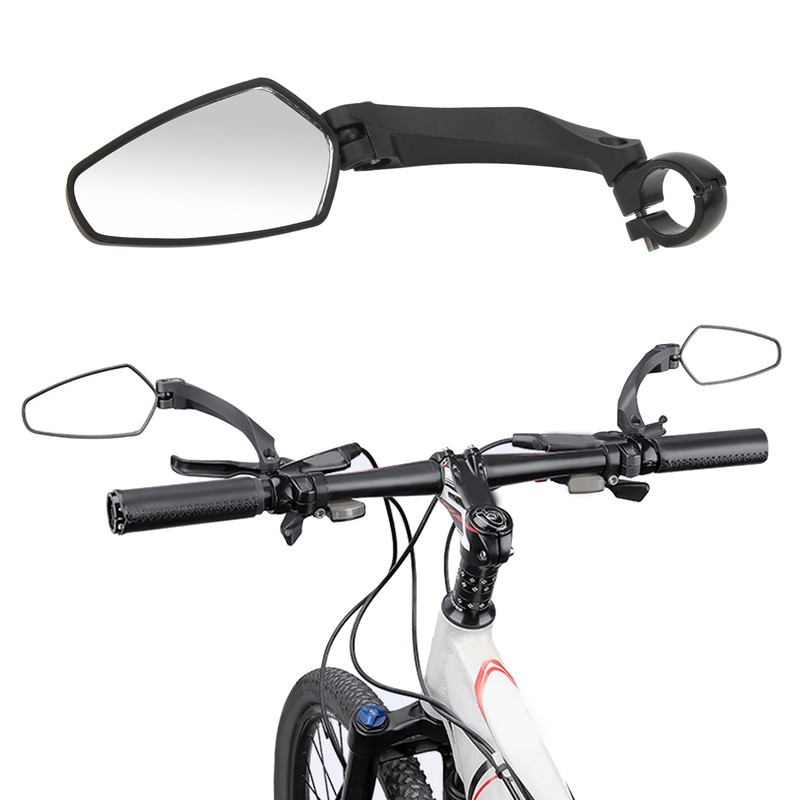 Bicycle Handlebar Rearview Mirror 360° Rotating Bike Cycling Wide Range