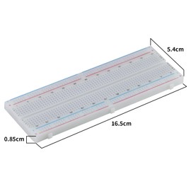 Breadboard, 3PC 830 Point Solderless Breadboard for Arduino Connections and Other Electrical Experiments